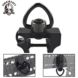 High Quality 250 Lb. Pull Quick Detach Sling Swivel Adapter With 20mm Picatinny Rail Mount Base For Paintball Hunting Target