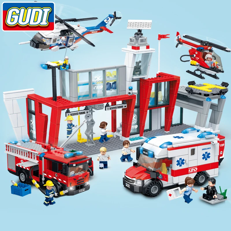 lego city ambulance station