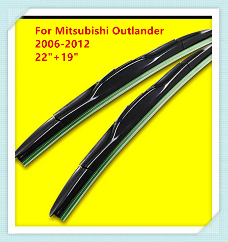 3 Section Rubber Windshield Wiper Blade For Mitsubishi Outlander 2006