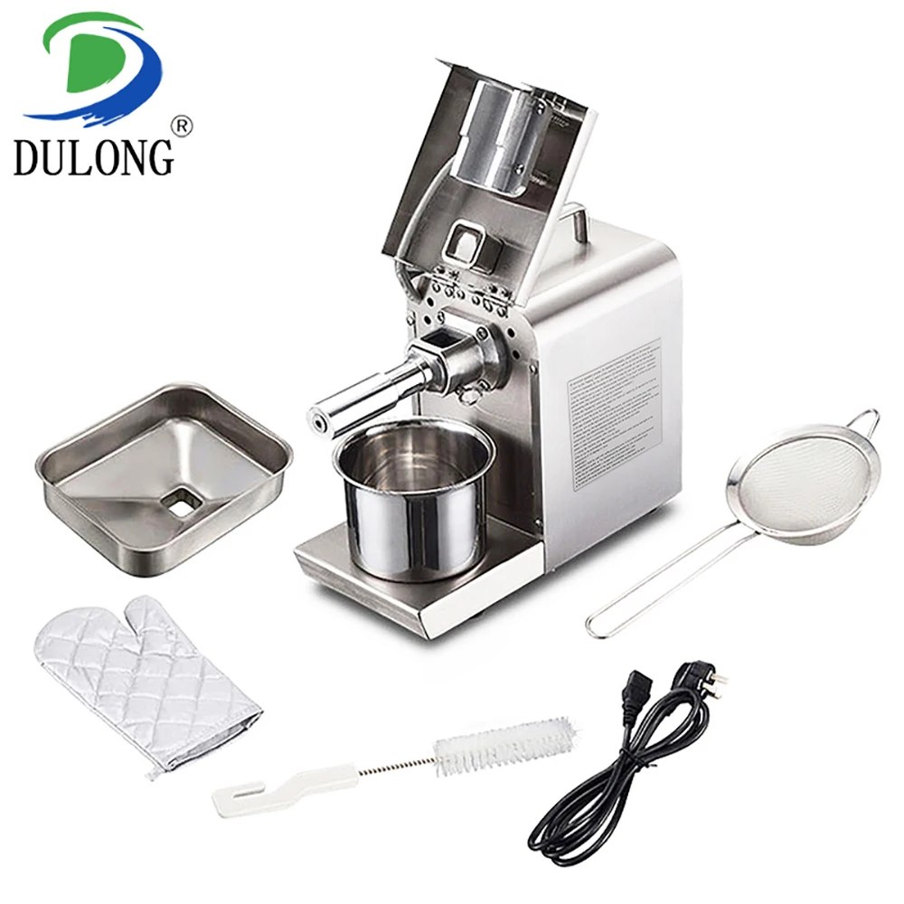Automatic peanuts coconut sesame seed oil extraction machine mini home