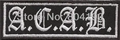 Маленькая партия ACAB старые английские ультрамодные байкерские Ретро Пришивные
