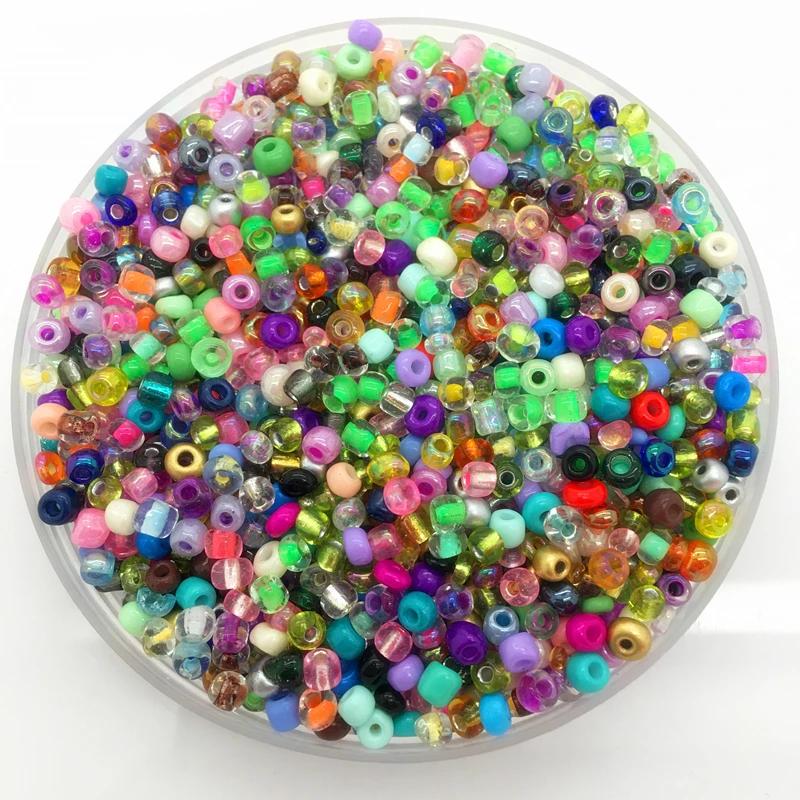 2mm 3mm 4mm Golden Charm Czech Glass Seed Beads DIY Bracelet Necklace For Jewelry Making DIY Accessories