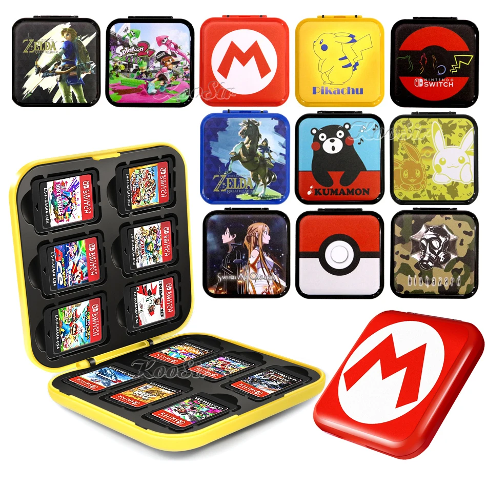 

Nintend Switch Accessories Portable Game Cards Case Nitendoswitch Hard Shell Storage Box for Nintendo Switch NS Games Holder