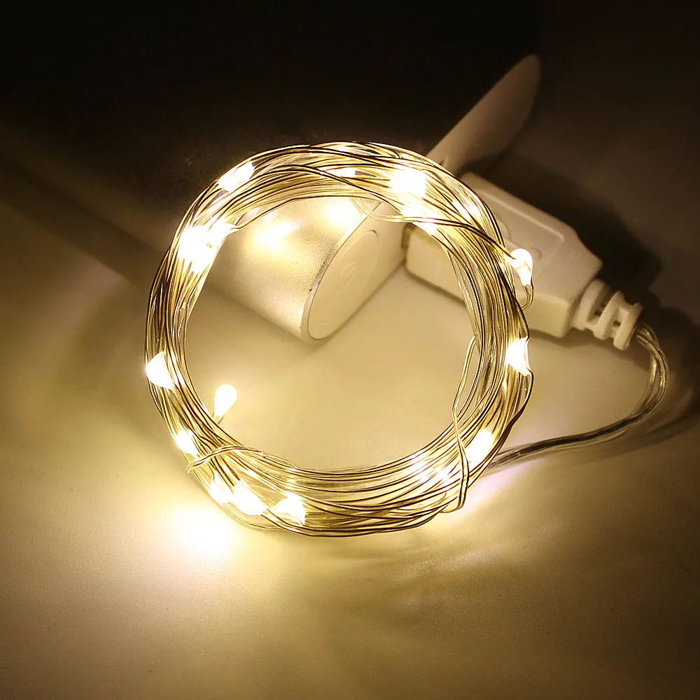 Гирлянда светодиодная с питанием от USB 1 шт. 2 м 20 светодисветодиодный|2m 20led|string lights