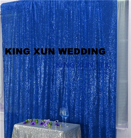 Свадебные украшения фон с пайетками занавеска фото стенд - Цвет: royal blue