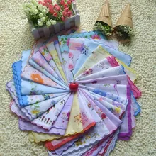 29 шт. резак дамы ремесло Винтаж носовой платок цветочный доступный