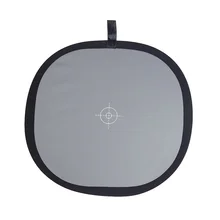 Pro Photography 30cm Wihte Balance Folding Grey Card Double Face font b Camera b font Reflector