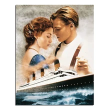 Diamant stickerei Romantik der Titanic 35×45 Diy diamant quadrat bohrer rhinestone klebte Handwerk Hand home dekoration