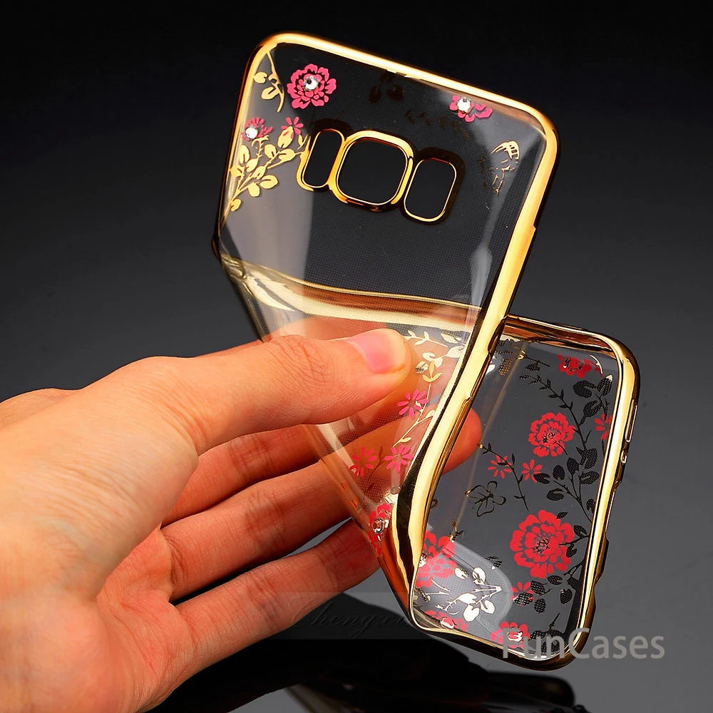 Чехол для телефона из мягкого термопластика с кристаллами чехол samsung Galaxy S10 плюс