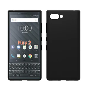 Черный матовый Силиконовый чехол для Blackberry Motion, тонкая задняя крышка для телефона, чехол для Fundas Blackberry KEY 2 KEYone Silver Edition - Цвет: Черный