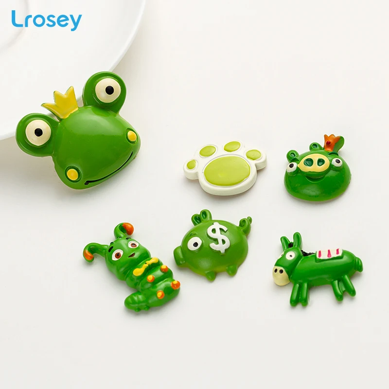 6pcs green fridge souvenir Resin craft for refrigerators