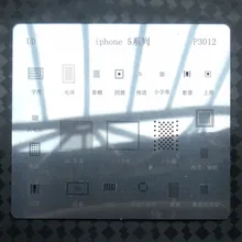 Ic ремонт BGA паяльная Ремонт BGA Reball реболлинга Трафареты для iPhone 5 4S SE шаблон мобильный телефон сразу ремонт нагрева инструменты