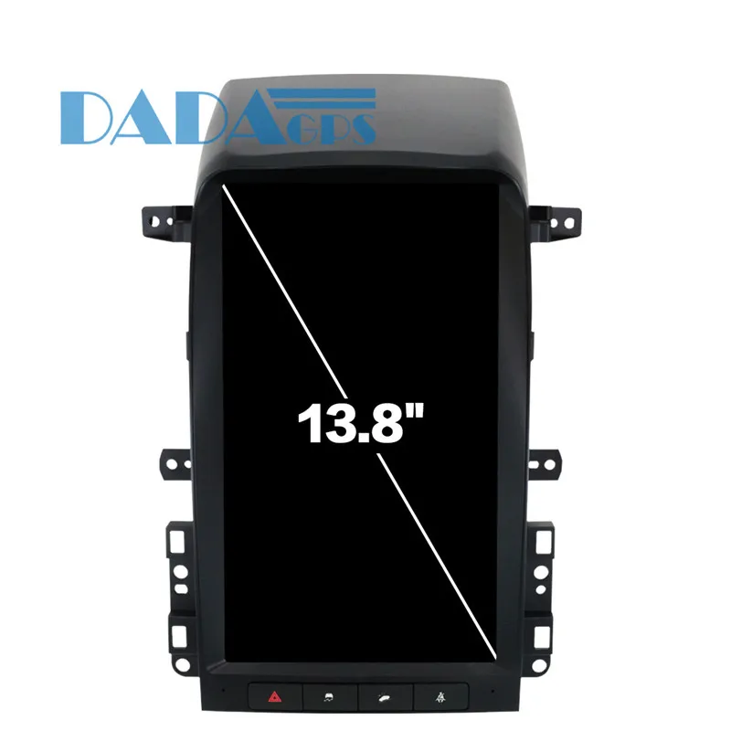 Clearance Tesla style Car Radio GPS Navigation For Chevrolet Captiva 2008 2009 2010 2011 2012 DVD 13.8 Multimedia inch Android 1 din 11