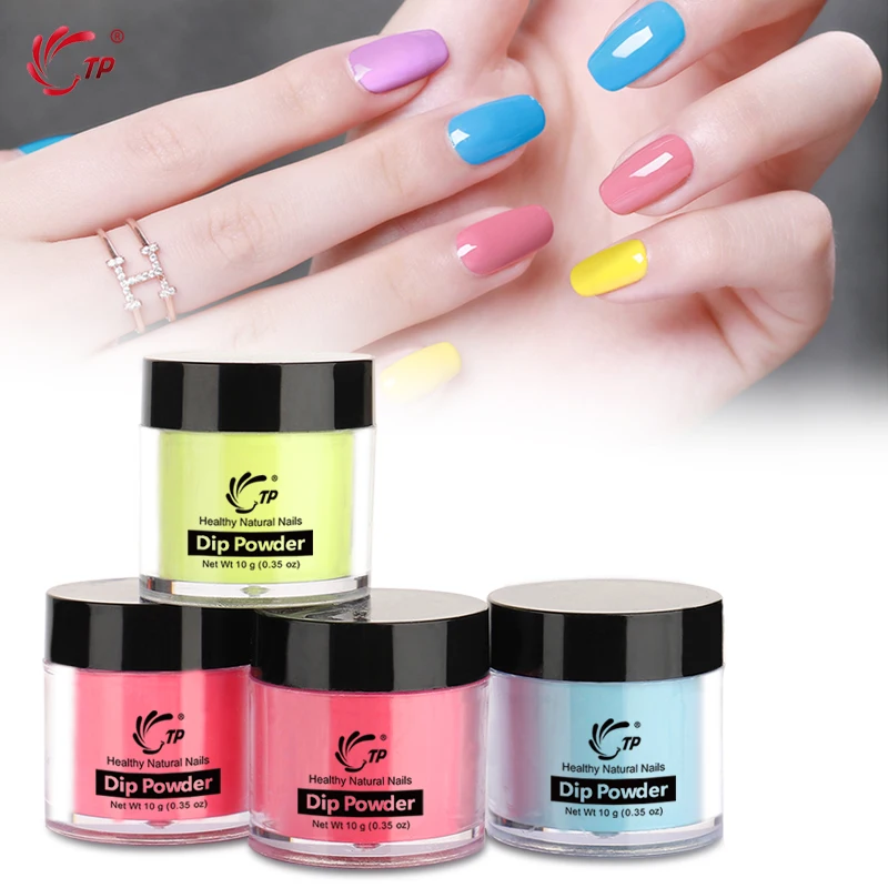 Dipping Powder 4 горшки/Лот дизайн ногтей стартовый набор блеск без лампы высушенный