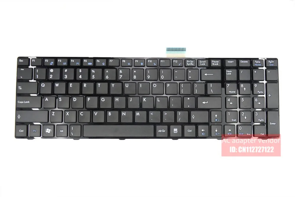 Для MSI GE60 GT60 GE70 GT70 16F4 1757 1762 16GC us клавиатура для ноутбука