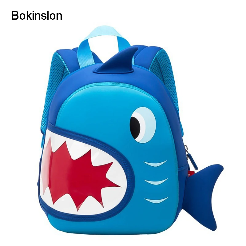 Bokinslon Baby Backpacks Nylon Cartoon Kids Fashion Backpack Bags Popular Cute Backpacks For Boy
