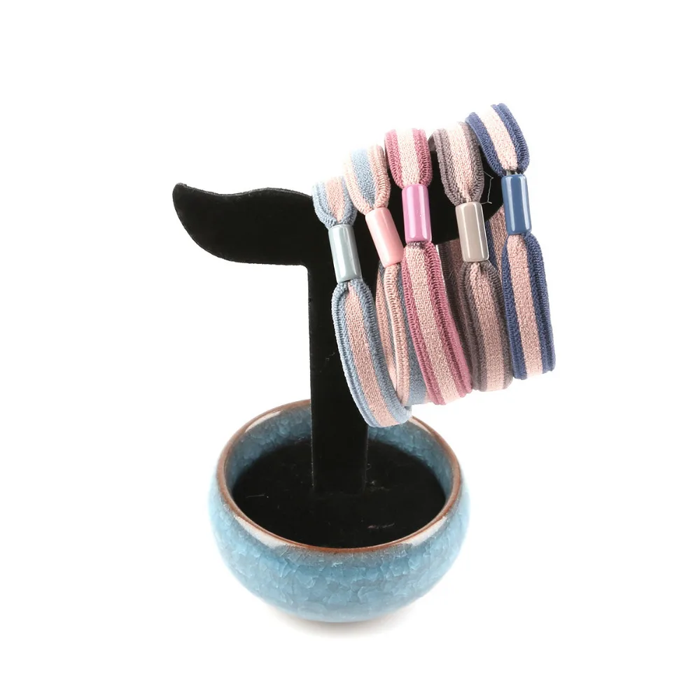 10pcs Hair Rope Women Bean color Elastic Ring Elastic Hair Bands Rubber Gum For Hair Accessories Hairband Girl Ties Scrunchy