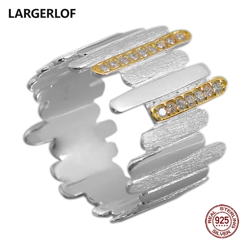 

LARGERLOF Ring Silver 925 Women Silver Ring Handmade Fine Jewelry 925 silver Jewelry Vintage Ring Sterling Silver RG50003