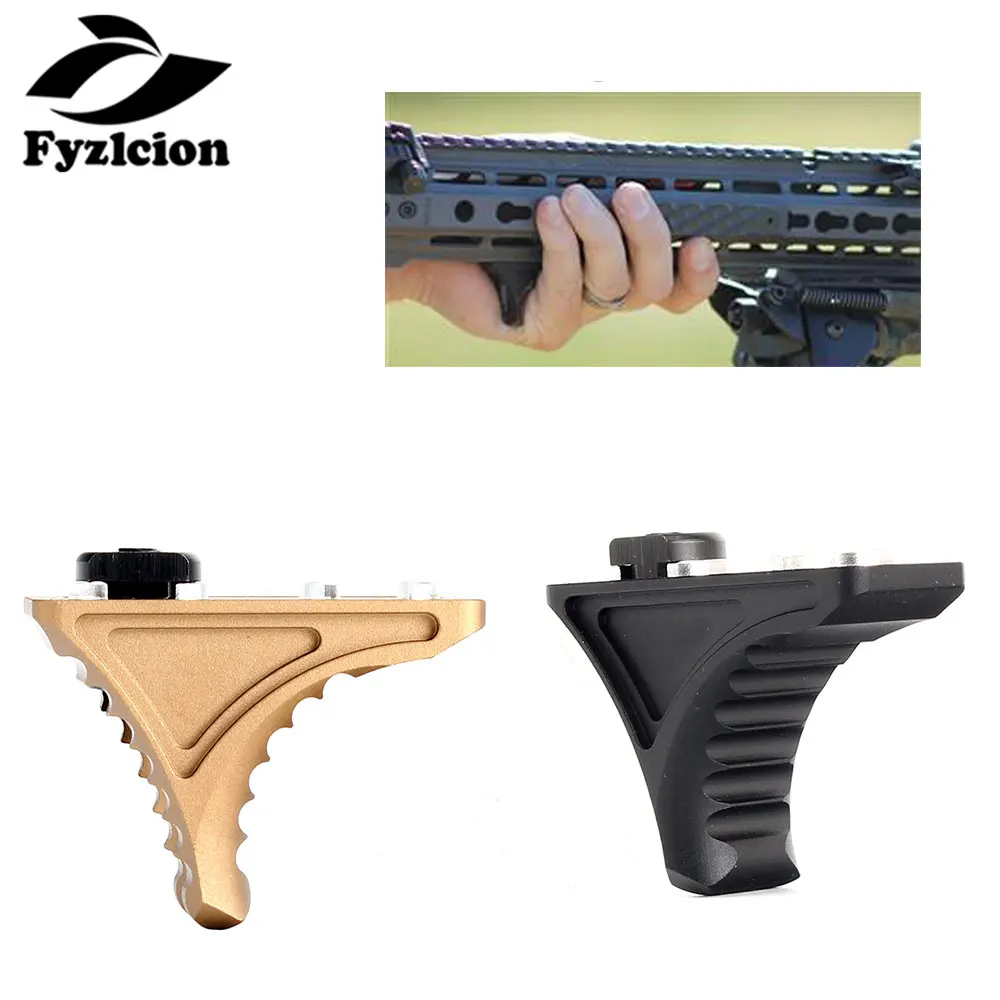 

Tactical HandStop Rail Mount Mini Bi-Directional Keymod/ M-LOK Hand Stop Barricade Rest Hunting Standard Handguard System