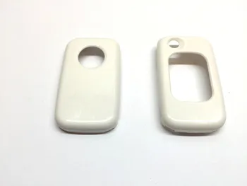 

Square Key Pad Remote Flip Key Protection Case Gloss White Color For Mercedes Benz