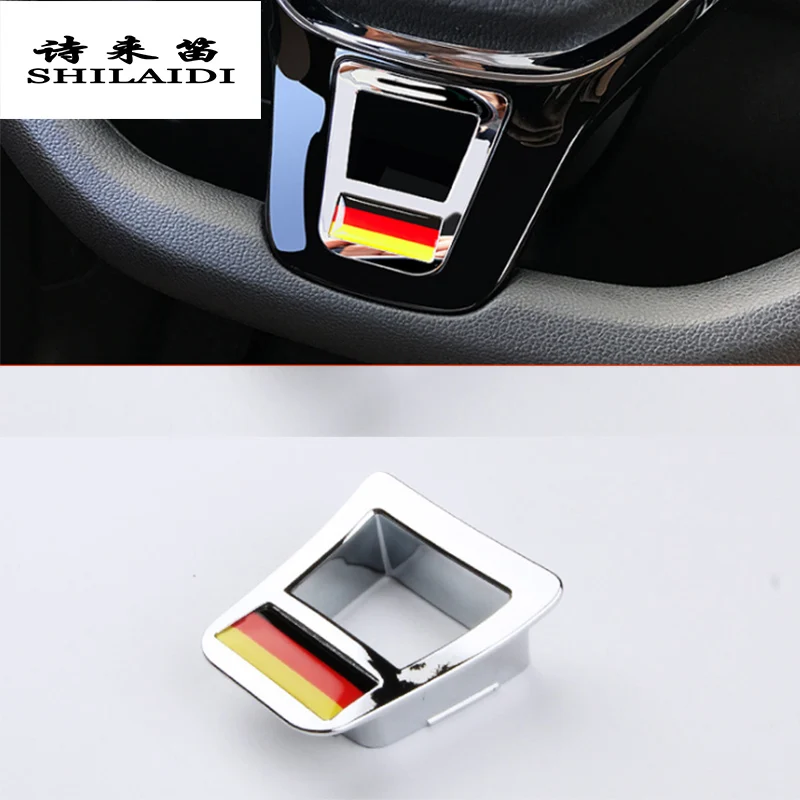 Тюнинг автомобиля чехлы на руль наклейки аксессуары для Volkswagen GOLF 7 GTi MK7 POLO 2014 2015