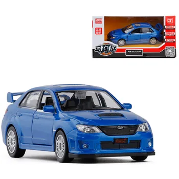 

1:36 Subaru STI 2010 Diecast Model Car Pull Back Children Gifts Toy Car