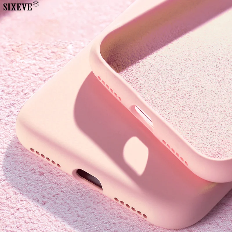

Luxury Liquid Silicon Soft Cover For Huawei P20 Lite Case P30 Pro P10 Plus Mate 20 Honor 9 10 V10 V20 Back Coque Shockproof Etui