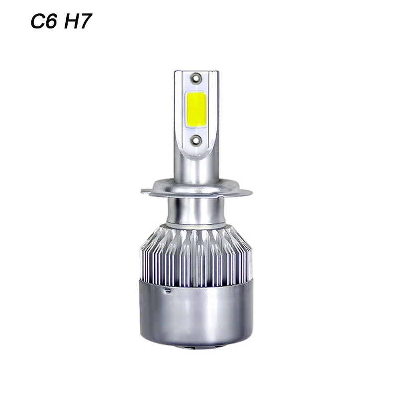 VicTsing 1pc C6 LED Car Headlights H1 H4 H7 H8H9H11 H109005HB3 9004HB1 9008 9007 H27 HB4 LED Headlight Light Bulb 36W 6000K (5)