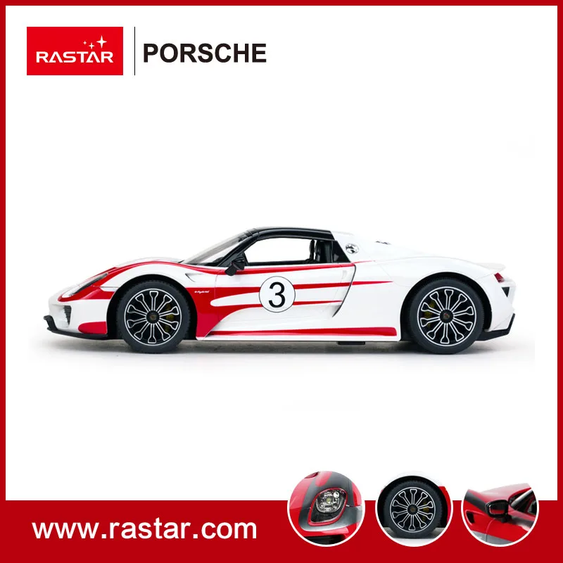 Rastar 1:14 масштаб PORSCHE 918 Spyder представление подлинный Автомобиль Стайлинг