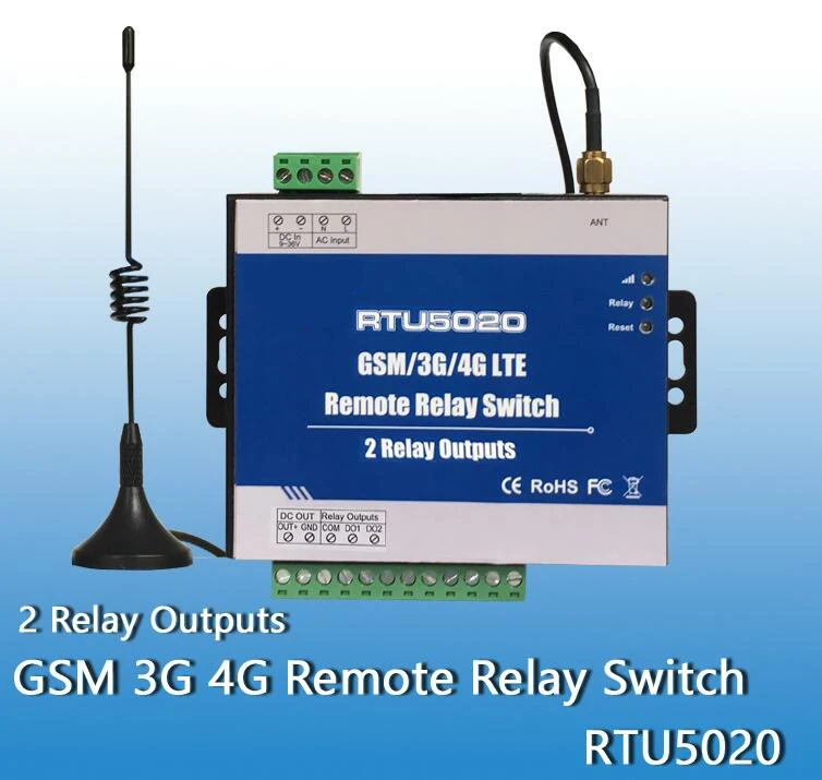 RTU5022 GSM/3g WCDMA/4G LTE SMS удаленные переключатели с 8 релейными выходами удаленное реле Вкл/Выкл переключатель таймер переключатели