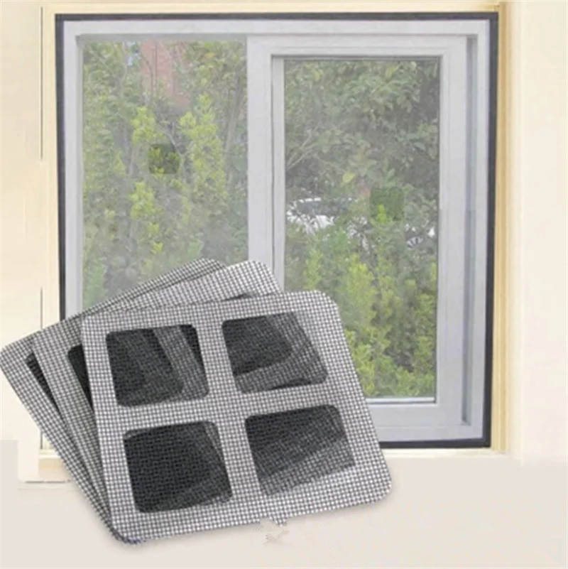 

Wholesale Fix Net Window Home Adhesive Anti Mosquito Fly Bug Insect Repair Screen Wall Patch Stickers Mesh Window Screen Door