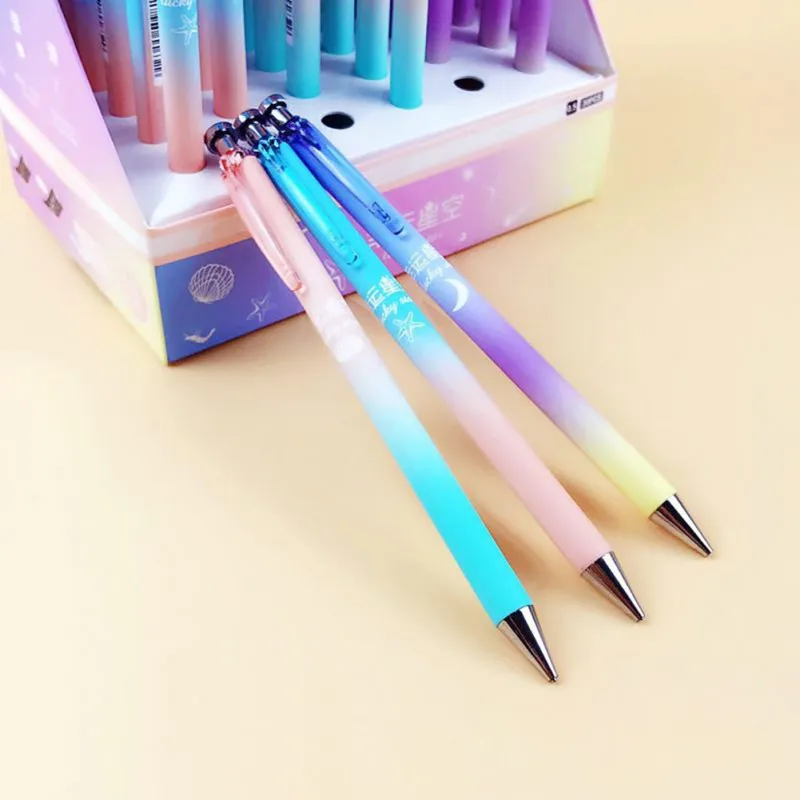 

1Pcs Lucky Moon Star Plastic Mechanical Pencil Creative Sky Automatic Pens For Kids Writing School Supplies Student Stationery