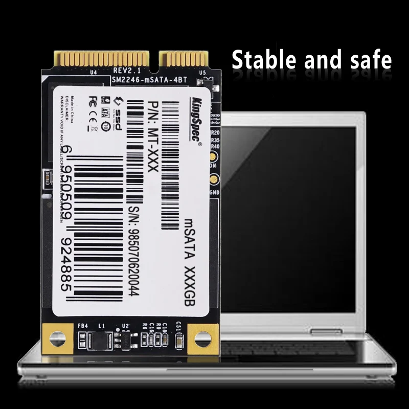 Kingspec mSATA SSD internal SATA MLC 8GB 16GB 32GB 64GB 128GB Flash storage Solid State Disk high compatible for laptop/Notebook