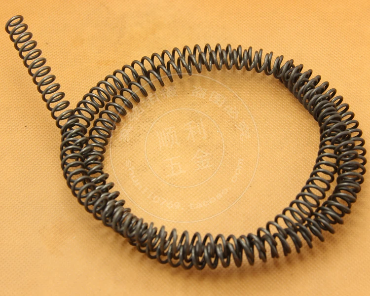 

Customized Spring Steel Long Coil Compression Spring Spiral Retractable Spring for Parachute,3mm x (18-30)mm out diameter x 1000