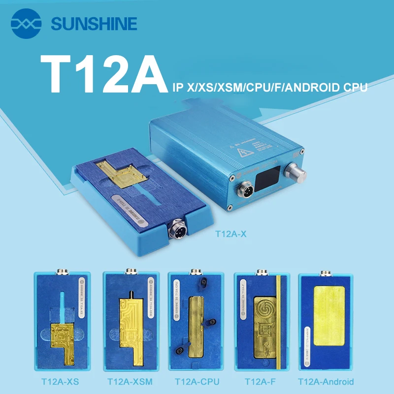 Материнская плата Процессор IC чипы распайки нагревательная станция для iPhone X XS MAX паяльник ремонт инструмент разборка платформы SS-T12A