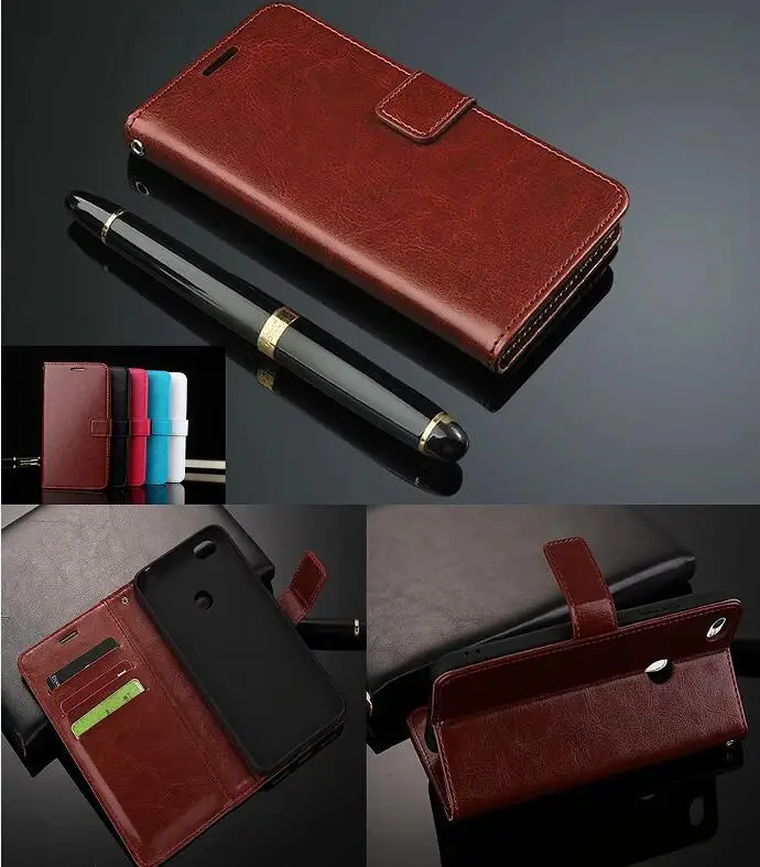 Кожаный чехол книжка с подставкой для Xiaomi Redmi 5 Plus Note 5A Prime/Xiaomi Mi A1|case for xiaomi|leather casecase