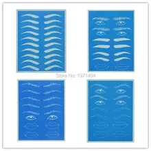 Новое поступление в Корейском стиле Профессиональный бровей глаз и губ Перманентный макияж кожи Практика татуировки для microblading машина 10 шт./лот