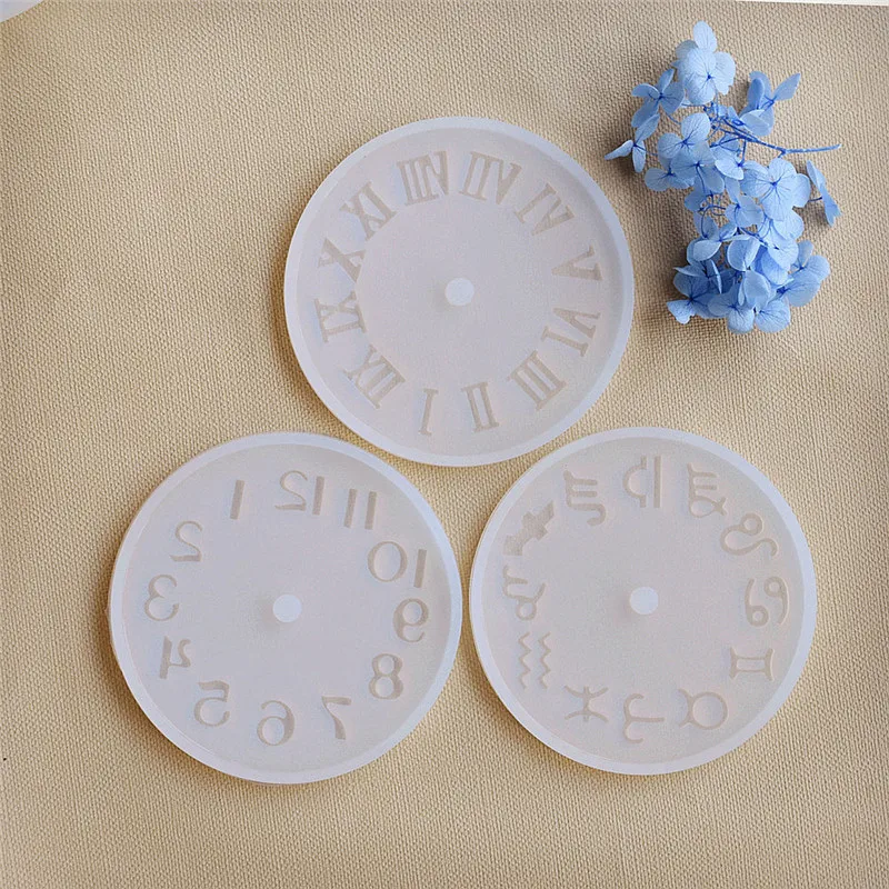 

Silicone Mold 9.8cm small Clock Resin Silicone Mould handmade DIY Jewelry Making epoxy resin molds
