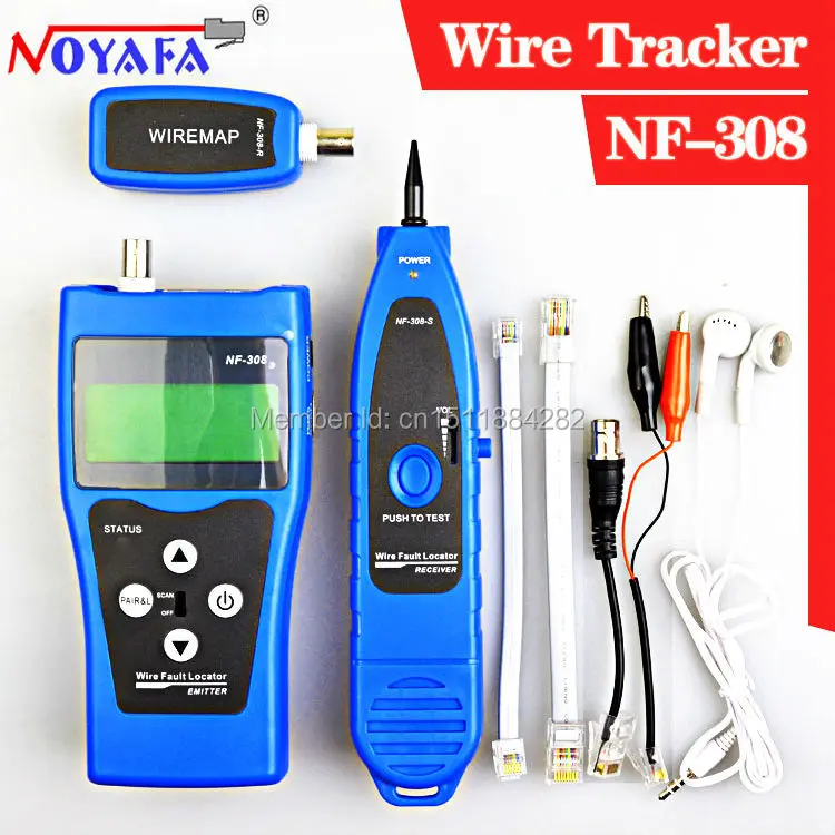 Купить Бесплатная доставка noyafa nf-308b сети кабельного тестера lan ...