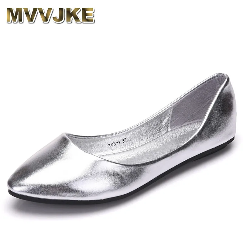 

MVVJKE New Sring Summer Casual Shoes Women Flats Pointed Toe Women's Shoes Moccasins Ballet Flats Flat Shoes Ballerina Loafe