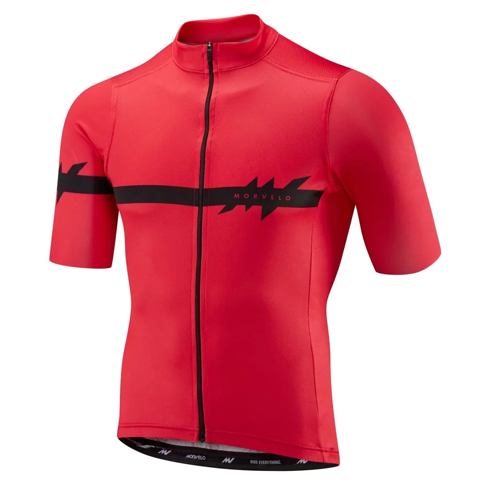 2018 летние Для Мужчин's Morvelo Vélo короткий рукав Mtb велосипеда Костюмы Ropa Ciclismo