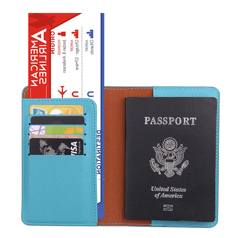 6 цветов держатель для кредитных карт 1 шт Специальный Хороший дорожный Паспорт ID-Карты Чехол держатель Чехол протектор органайзер для билетов