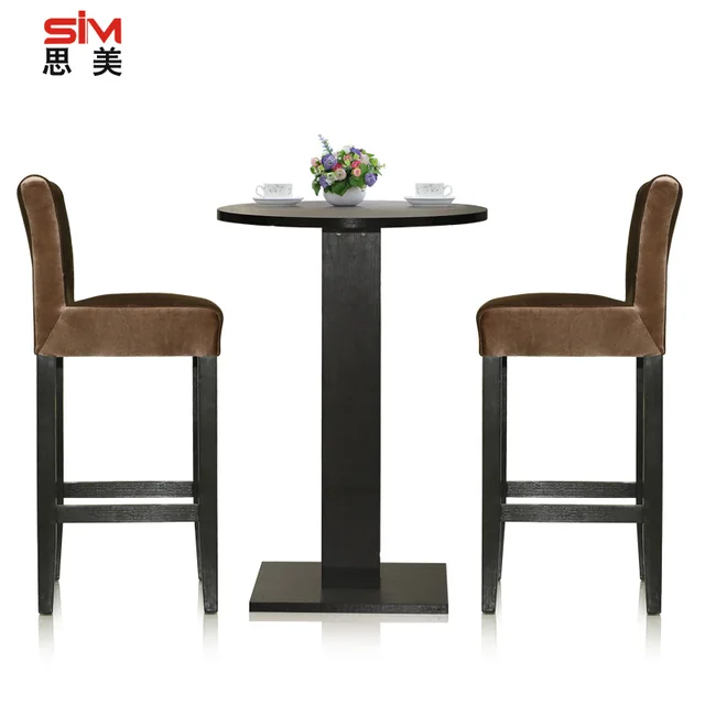 Us High Bar Tables Table Legs Tall Round Black Wooden In Us High Bar Tables Table Legs Tall Round Black Wooden