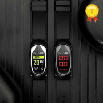 

2019 Smart Band Bluetooth 4.0 Headset Bracelet Heart Rate Monitoring Ip67 Waterproof Fitness Tracker Smart Bracelet Wristband