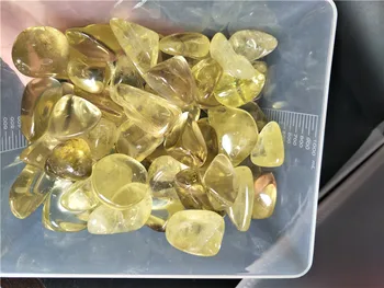 

7 pcs 100% natural citrine quartz crystal stone healing polished stones