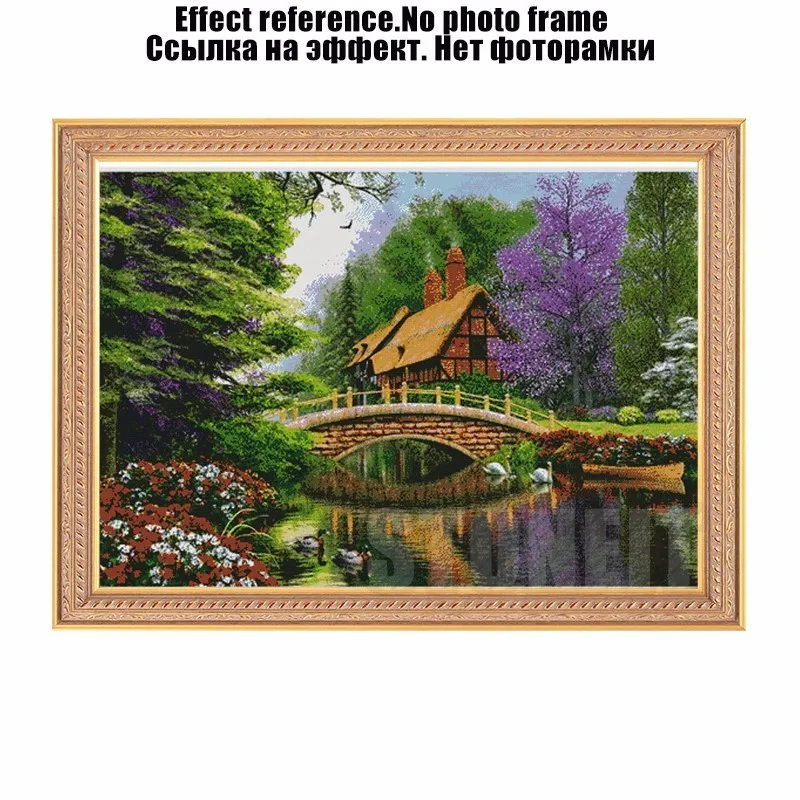 5D алмазная живопись сделай сам вышивка крестиком красивый пейзаж полноразмерная
