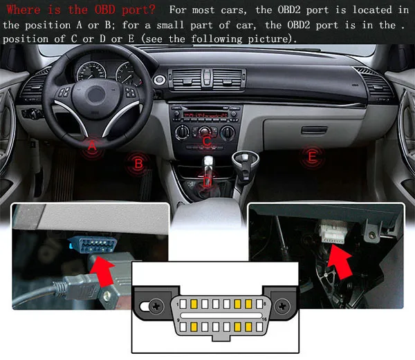 JDiag JD101 OBDII EOBD может код сканер