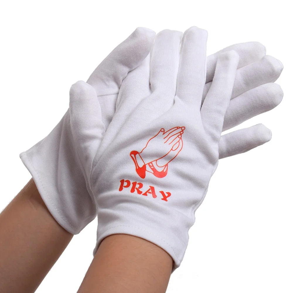 Church Gloves Priest Pastor Mass Gloves Pray Prayer Hand Patternin Men