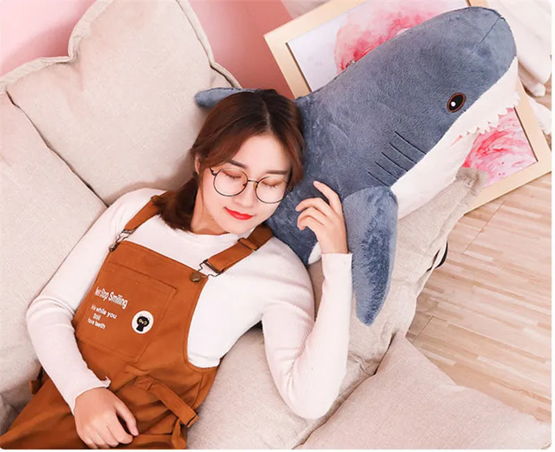 plush toy stuffed toy shark children's toys boy cushion girl animal reading pillow pillow birthday Christmas gift 8