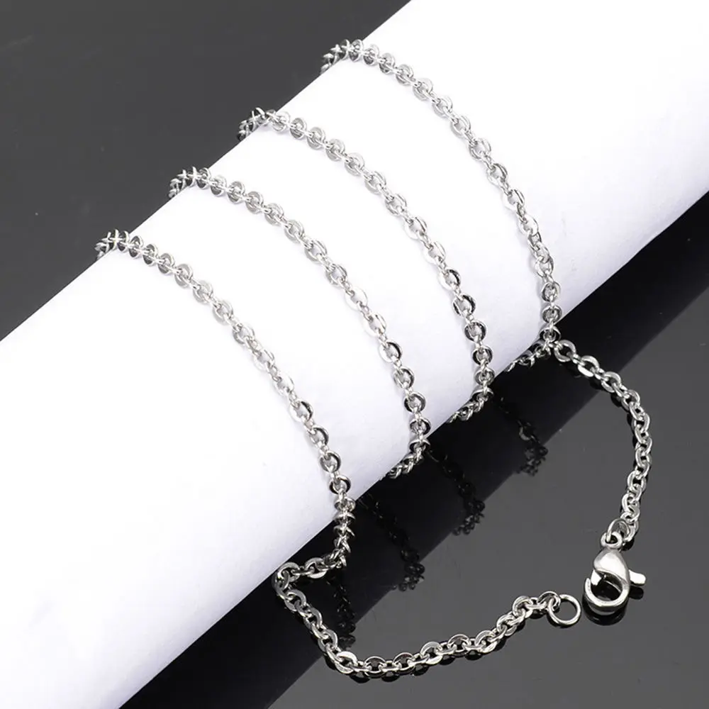 Цепочка Из Нержавеющей Стали 1 5/2/2/3 мм 10/20/50/100 шт.|necklace chain|chain wholesalestainless steel |